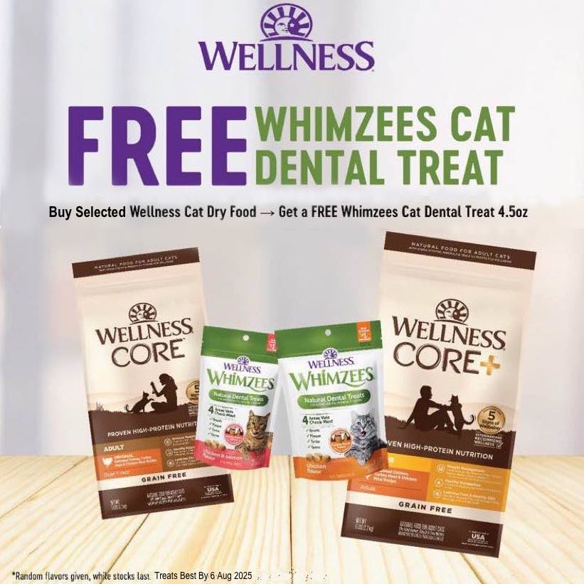 'FREE TREATS': Wellness Complete Health Grain Free Indoor Salmon & Herring Adult Dry Cat Food 11.5lb