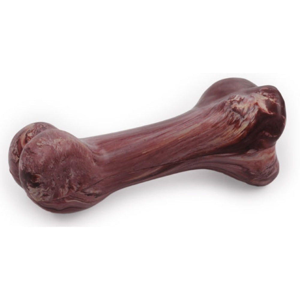 All For Paws BBQ Rubber Crunch Bone Dog Toy