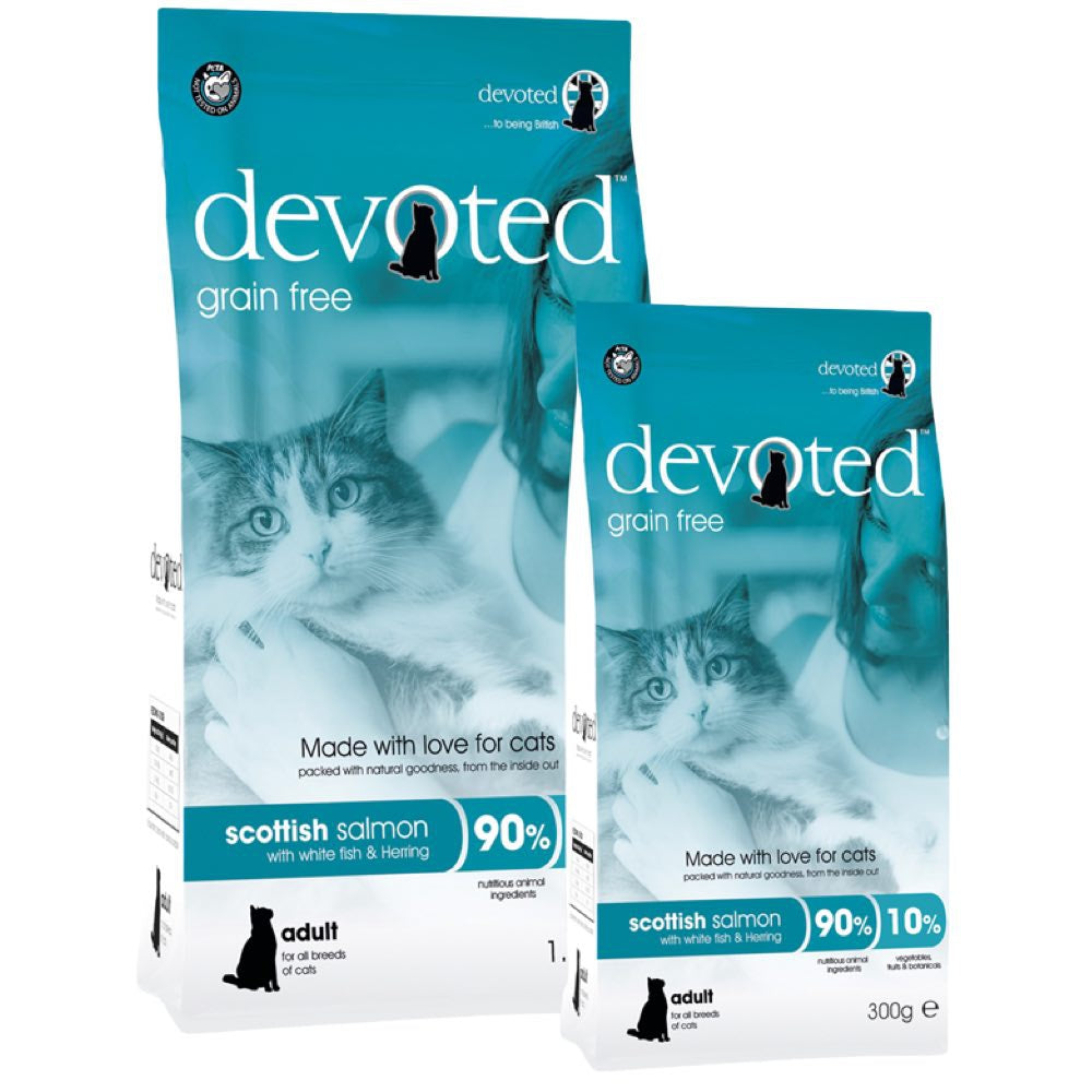 Devoted Scottish Salmon With White Fish & Herring Grain Free Dry Cat Food