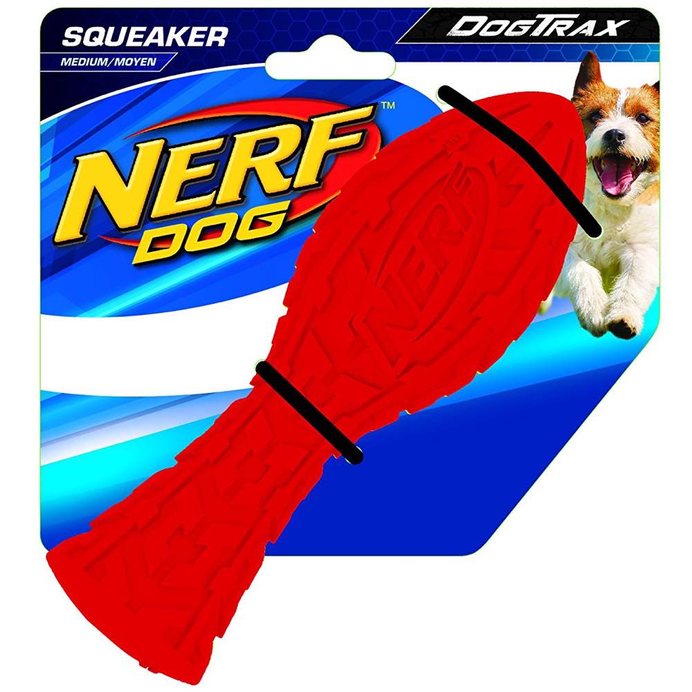 Nerf Dog DogTrax Tire Squeak Aero Dog Toy (Medium)