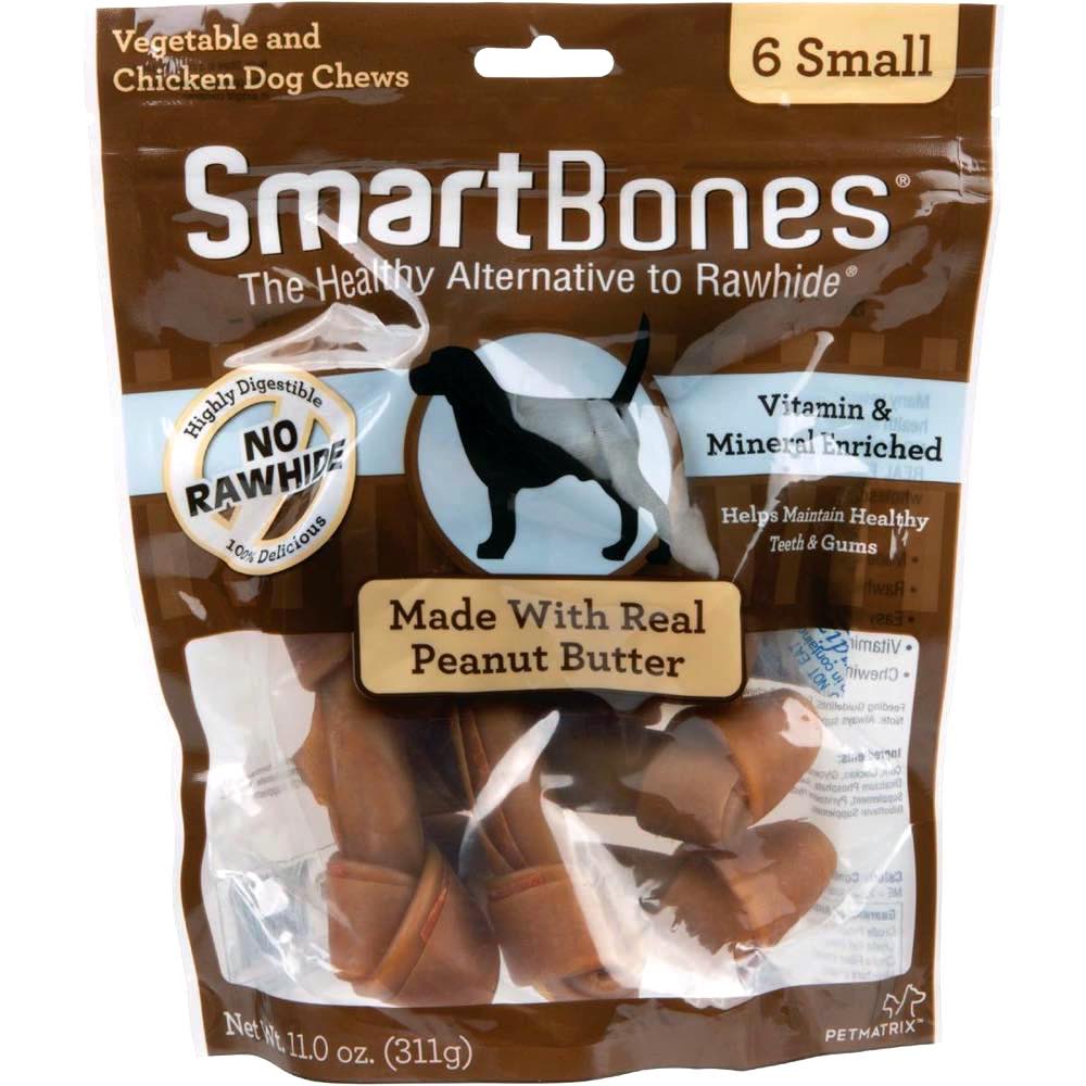 SmartBones Rawhide-Free Peanut Butter Dog Chews