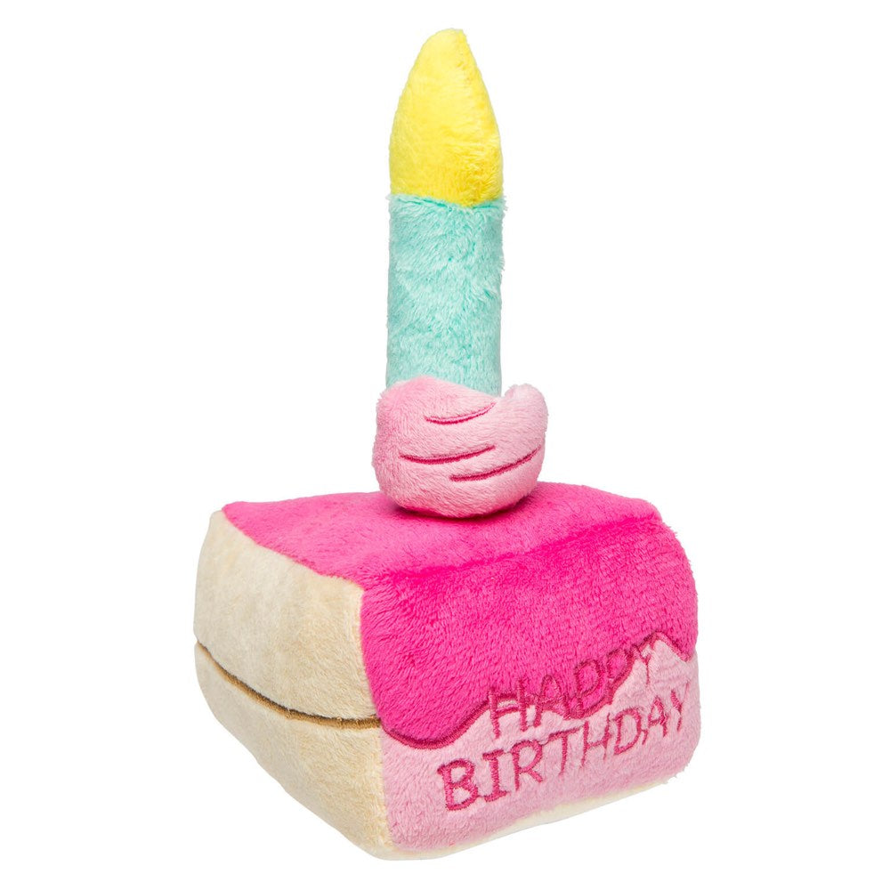 FuzzYard Birthday Cake Plush Dog Toy