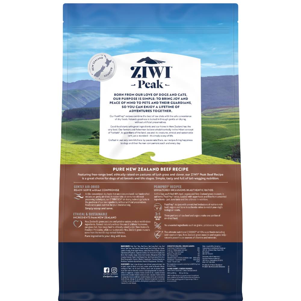 25% OFF: Ziwi Peak Air-Dried Beef Dog Food